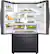Alt View 1. Samsung - 22.6 Cu. Ft. French Door Counter-Depth Fingerprint Resistant Refrigerator with CoolSelect Pantry - Black Stainless Steel.