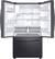 Alt View 2. Samsung - 22.6 Cu. Ft. French Door Counter-Depth Fingerprint Resistant Refrigerator with CoolSelect Pantry - Black Stainless Steel.