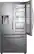 Front. Samsung - 27.8 Cu. Ft. French Door Fingerprint Resistant Refrigerator with Food Showcase - Stainless steel.