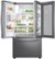 Alt View Zoom 1. Samsung - 27.8 Cu. Ft. French Door Fingerprint Resistant Refrigerator with Food Showcase - Stainless steel.
