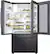 Alt View 1. Samsung - 27.8 Cu. Ft. French Door Fingerprint Resistant Refrigerator with Food Showcase - Black stainless steel.