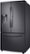 Left Zoom. Samsung - 27.8 Cu. Ft. French Door  Fingerprint Resistant Refrigerator  with Food Showcase - Black Stainless Steel.
