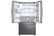 Alt View 2. Samsung - 22.5 Cu. Ft. French Door Counter-Depth Fingerprint Resistant Refrigerator with Food Showcase - Stainless steel.