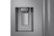 Alt View Zoom 4. Samsung - 22.5 Cu. Ft. French Door Counter-Depth Fingerprint Resistant Refrigerator with Food Showcase - Stainless steel.