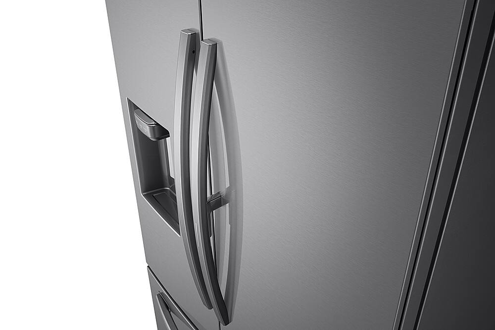 Alt View 5. Samsung - 22.5 Cu. Ft. French Door Counter-Depth Fingerprint Resistant Refrigerator with Food Showcase - Stainless steel.