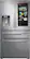 Front. Samsung - Family Hub 22.2 Cu. Ft. 4-Door French Door Counter-Depth Fingerprint Resistant Refrigerator - Stainless steel.