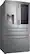 Alt View 12. Samsung - Family Hub 22.2 Cu. Ft. 4-Door French Door Counter-Depth Fingerprint Resistant Refrigerator - Stainless steel.