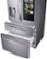 Alt View Zoom 1. Samsung - Family Hub 22.2 Cu. Ft. 4-Door French Door Counter-Depth  Fingerprint Resistant Refrigerator - Stainless steel.