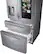Alt View 1. Samsung - Family Hub 22.2 Cu. Ft. 4-Door French Door Counter-Depth Fingerprint Resistant Refrigerator - Stainless steel.