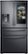 Front Zoom. Samsung - 22.2 cu. ft. 4-Door French Door Counter Depth Smart Refrigerator with Family Hub - Black Stainless Steel.