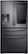 Alt View Zoom 14. Samsung - Family Hub 22.2 Cu. Ft. 4-Door French Door Counter-Depth Fingerprint Resistant Refrigerator - Black stainless steel.