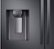 Alt View Zoom 4. Samsung - 22.2 cu. ft. 4-Door French Door Counter Depth Smart Refrigerator with Family Hub - Black Stainless Steel.