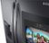 Alt View Zoom 5. Samsung - Family Hub 22.2 Cu. Ft. 4-Door French Door Counter-Depth Fingerprint Resistant Refrigerator - Black stainless steel.