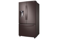 Front. Samsung - 28 Cu. Ft. French Door Fingerprint Resistant Refrigerator with CoolSelect Pantry™ - Tuscan Stainless Steel.