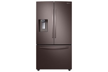 Samsung - 22.6 Cu. Ft. French Door Counter-Depth Fingerprint Resistant Refrigerator with CoolSelect Pantry™ - Tuscan Stainless Steel - Front_Zoom
