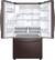 Alt View 2. Samsung - 22.6 cu. ft. French Door Counter Depth Smart Refrigerator with CoolSelect Pantry - Tuscan Stainless Steel.
