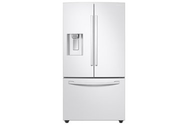 Samsung - 22.6 Cu. Ft. French Door Counter-Depth Refrigerator with CoolSelect Pantry - White - Front_Zoom