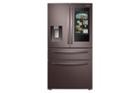 Front Zoom. Samsung - 27.7 cu. ft. 4-Door French Door Smart Refrigerator with Family Hub - Tuscan Stainless Steel.