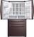 Alt View 2. Samsung - Family Hub 22.2 Cu. Ft. 4-Door French Door Counter-Depth Fingerprint Resistant Refrigerator - Tuscan Stainless Steel.