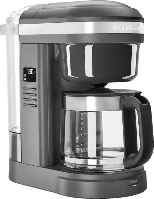 KitchenAid – 12-Cup Coffee Maker – Matte Charcoal Gray