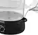 Alt View 15. Bella - 9.5-Qt. 3-Tier Food Steamer - Black/Clear.