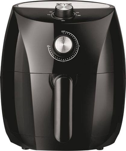 Bella - Pro Series 3.5qt Air Fryer - Black With Stainless Steel Accents