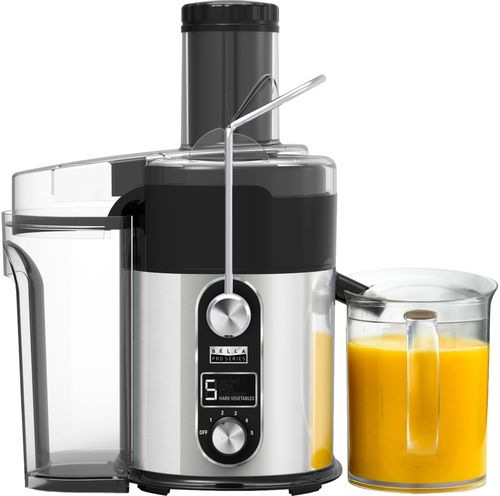 Bella Pro Series - Pro Series Centrifugal Juice Extractor - Black/Stainless Steel