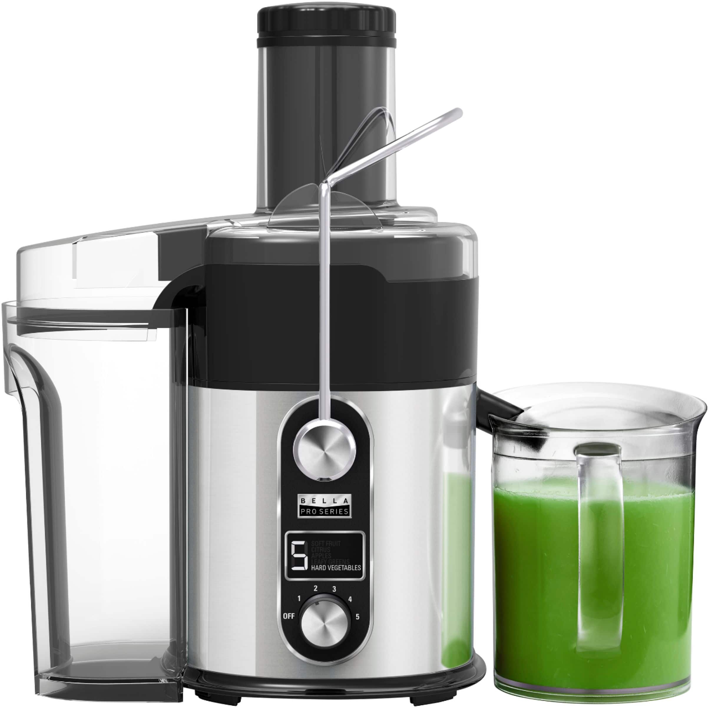 Alt View 15. Bella Pro Series - Pro Series Centrifugal Juice Extractor - Black/Stainless Steel.