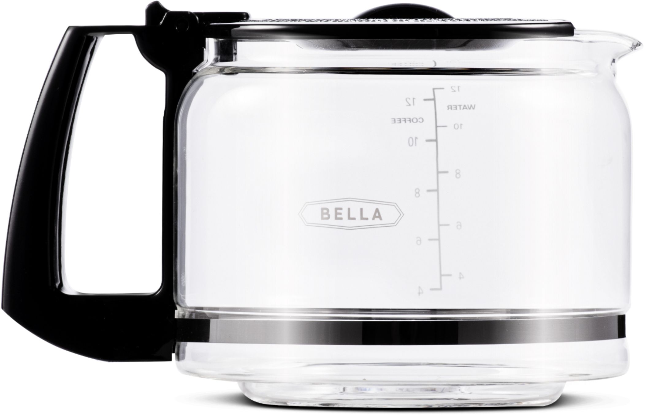 Bella 12-Cup Programmable Coffee Maker Black 14830 - Best Buy