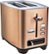 Angle Zoom. Bella - Pro Series 2-Slice Extra-Wide-Slot Toaster - Copper.