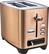 Angle. Bella - Pro Series 2-Slice Extra-Wide-Slot Toaster - Copper.