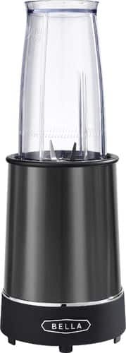 Bella - 14-Oz. Rocket Blender - Black Stainless steel