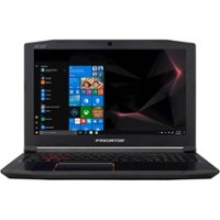 Acer - Predator Helios 300 15.6" Gaming Laptop - Intel Core i7 - 8GB Memory - NVIDIA GeForce GTX 1060 - 1TB Hard Drive - Obsidian Black - Front_Zoom