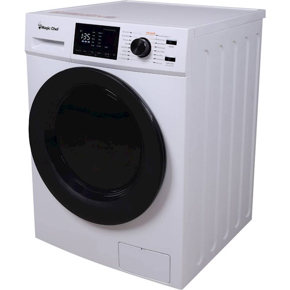 Angle. Magic Chef - 2.7 Cu. Ft 16-Cycle Washer and 4-Cycle Electric Dryer Combo.