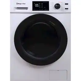 Magic Chef - 2.7 Cu. Ft 16-Cycle Washer and 4-Cycle Electric Dryer Combo - White