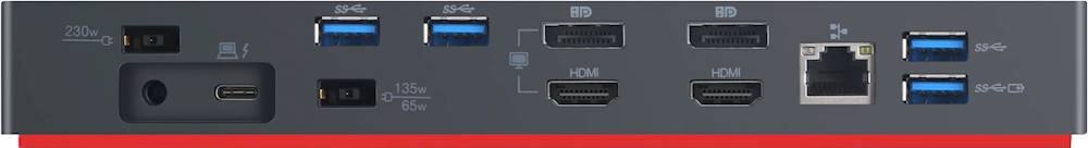 Alt View 14. Lenovo - ThinkPad Thunderbolt 3 Docking Station.