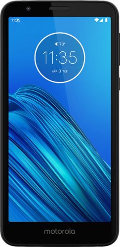 Motorola - Moto E6 with 16GB Memory Cell Phone (Unlocked) - Starry Black was $149.99 now $74.99 (50.0% off)