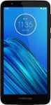 Front Zoom. Motorola - Moto E6 with 16GB Memory Cell Phone (Unlocked) - Starry Black.
