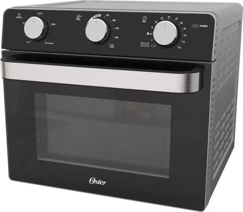 Oster - Air Fryer Toaster Oven - Black-Angle_Standard