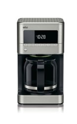 Braun - BrewSense 12-Cup Coffee Maker - Stainless Steel - Front_Zoom