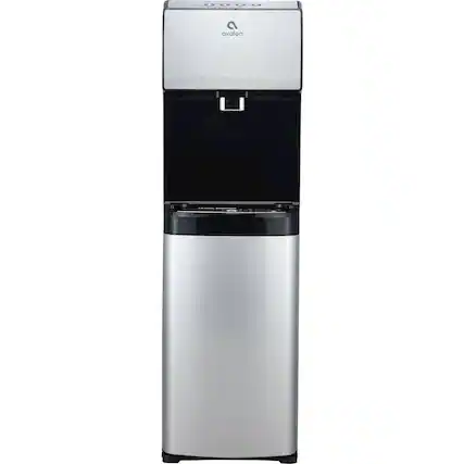 Front. Avalon - A14 Bottom Loading Bottled Water Cooler - Gray.