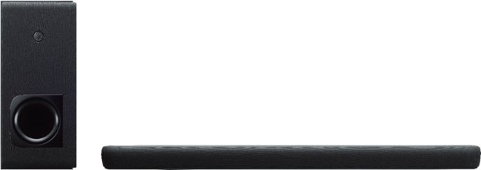 Yamaha - 2.1-Channel Soundbar with Wireless Subwoofer and Alexa Built-in - Black