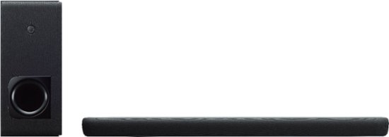 Front Zoom. Yamaha - 2.1-Channel Soundbar with Wireless Subwoofer and Alexa Built-in - Black.
