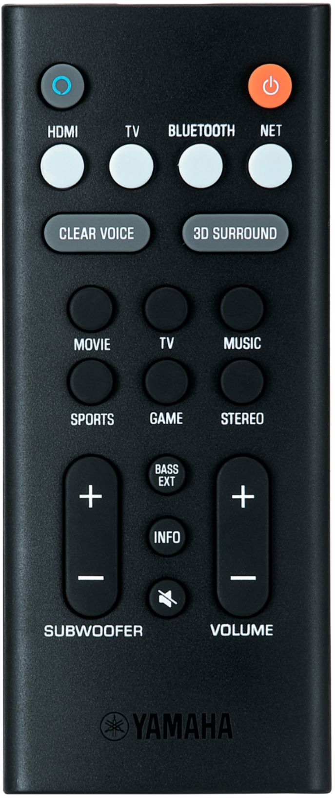 Yamaha 2.1-Channel Soundbar with Wireless Subwoofer and Alexa 