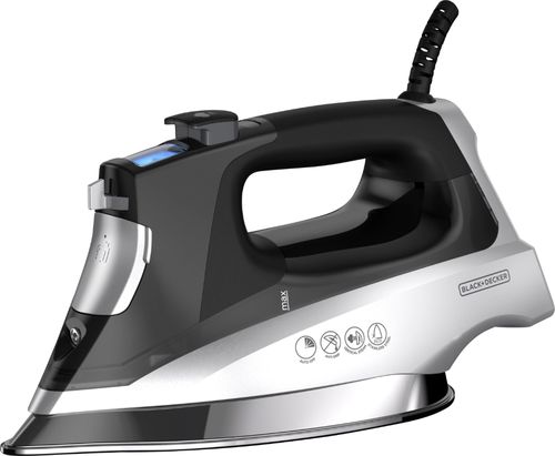 UPC 050875820722 product image for Black & Decker - Allure Professional Steam Iron - Black/Silver | upcitemdb.com