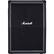 Front. Marshall - Dual 12" Angled Guitar Speaker Cabinet - Black.
