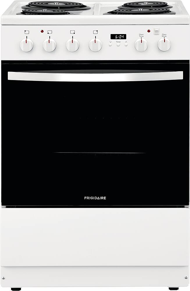 Frigidaire - 1.9 Cu. Ft. Freestanding Electric Range with Hidden Bake Element - White