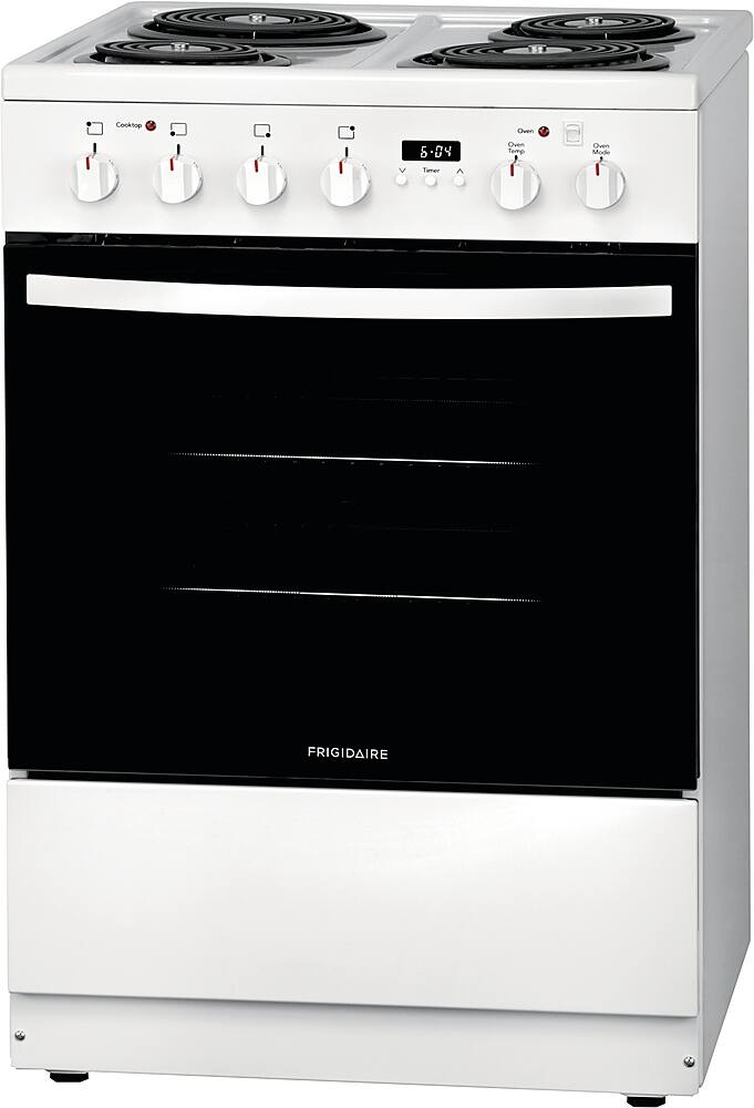 Left. Frigidaire - 1.9 Cu. Ft. Freestanding Electric Range - White.