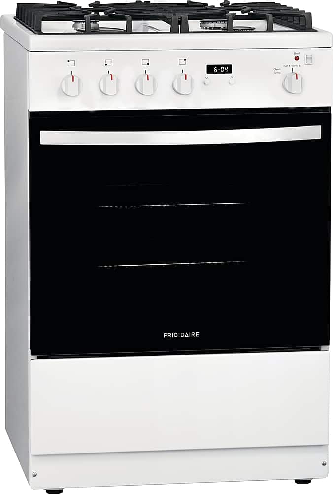 Angle. Frigidaire - 1.9 Cu. Ft. Freestanding Gas Range - White.