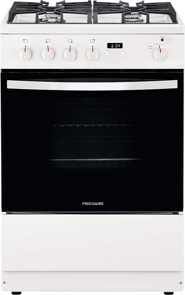 Frigidaire - 1.9 Cu. Ft. Freestanding Gas Range with Storage Drawer - White - Front_Zoom